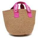 クロエ Chloe かごバッグ ハンドバッグ キッズ ガールズ バスケットバッグ ベージュ ピンク レディース CHLOE C20045 49L (PINK)