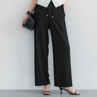 コカ coca シボシャーリングイージーパンツ （Black）のサムネイル