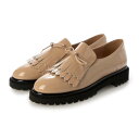 インターショシュール INTER-CHAUSSURES ライトタンクソールキルトシューズ (ベージュエナメル)