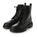 インターショシュール INTER-CHAUSSURES トラックソールレースアップブーツ (ブラック)