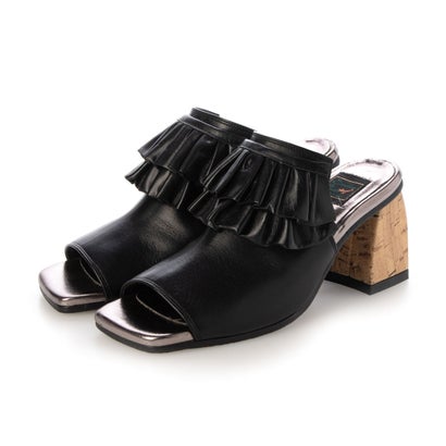 ソウシュンデセブン Soshun de seven デザインサンダル （ブラック）