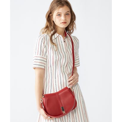 トミー ヒルフィガー TOMMY HILFIGER ヘリテージサドルバッグ （レッド）