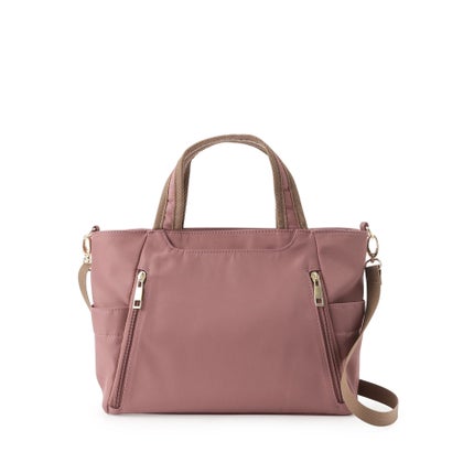 イッツデモ ITS'DEMO 【多ポケ／ポケ10／両あおり】人間工学ポリ2WAYミニトート （ピンク(072)）のサムネイル