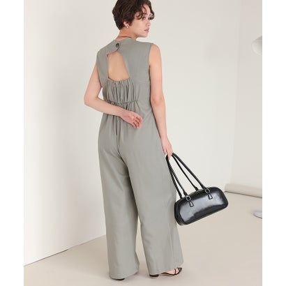 ティティベイト titivate バックオープンオールインワン （グレー）