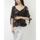 デニーローズ DENNY ROSE ロマンティックプリントブラウス (BLACK)(4)