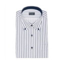 トーキョーシャツ TOKYO SHIRTS 【Layered Cool】 形態安定 ボタンダウンカラー 半袖 ワイシャツ (ブルー)