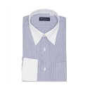 トーキョーシャツ TOKYO SHIRTS 形態安定 ボタンダウンカラー 長袖 ワイシャツ (ネイビー)