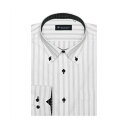 トーキョーシャツ TOKYO SHIRTS 形態安定 ボットーニボタンダウン 長袖 ワイシャツ (グレー)