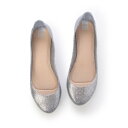 ザクシー ZAXY ZAXY NEW POP GLITTER バレエシューズ (GLITTER SILVER)