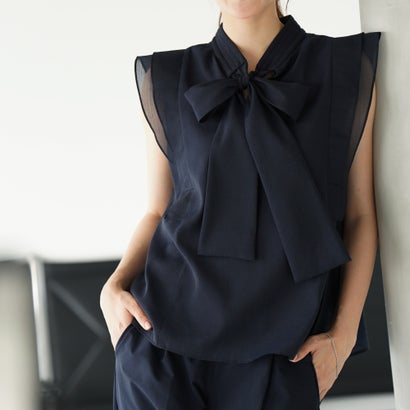 ヴィリーナ VIRINA パピヨンブラウス （ネイビー）のサムネイル