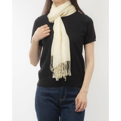 スタイルブロック STYLEBLOCK ラメ入りショール （アプリコット）