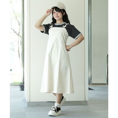 フィント F i.n.t プチリボンデニムキャミワンピース【洗える】 (OFF WHITE)