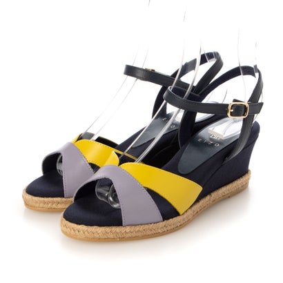 エイゾー EIZO カラーコンビウェッジソールサンダル （NV/C）