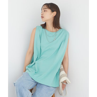 ドゥ アルシーヴ DOUX ARCHIVES ノースリーブタックプルオーバー （GRN）