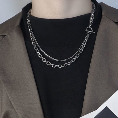 ダイヤモンドハーツ Diamond Hearts 2連チェーンネックレス ネックレス シルバー （シルバー）