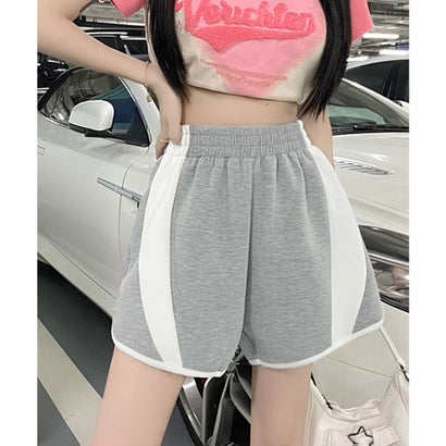 ミニミニストア miniministore スウェットパンツ ショートパンツ 短パン (グレー) ミニミニストア miniministore スウェットパンツ ショートパンツ 短パン (グレー)