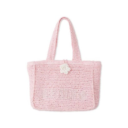 リリーブラウン LILY BROWN 【WEB限定カラー】【LILY BROWN×MARY QUANT】ロゴ入りラフィアトート （PNK）のサムネイル