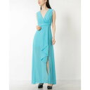 リナシメント RINASCIMENTO ラッフルフリルマキシワンピース (Turchese Azzurro)(4)