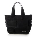 デシグアル Desigual POCKET FACE PRAVIA PUショッピングバッグ (グレー/ブラック)
