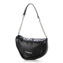 デシグアル Desigual LEMONHEART ACCENT BANDO クロスボディーバッグ (グレー/ブラック)