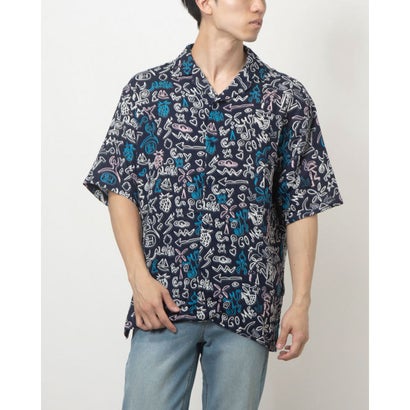 デシグアル Desigual ALFREDO シャツショートスリーブ (ブルー)