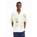 デシグアル Desigual ALPHONSE シャツショートスリーブ (ホワイト)
