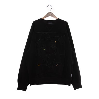 デシグアル Desigual OREGON スウェットロングスリーブ (グレー/ブラック)