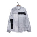 デシグアル Desigual MASSACHUSSETS シャツロングスリーブ (グレー/ブラック)