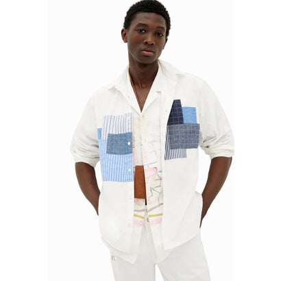 デシグアル Desigual MAX シャツロングスリーブ (ホワイト)