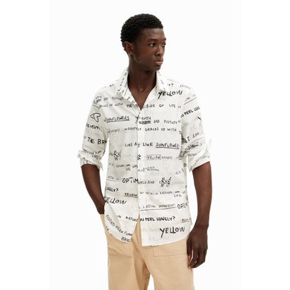 デシグアル Desigual PAUL シャツロングスリーブ (ホワイト)