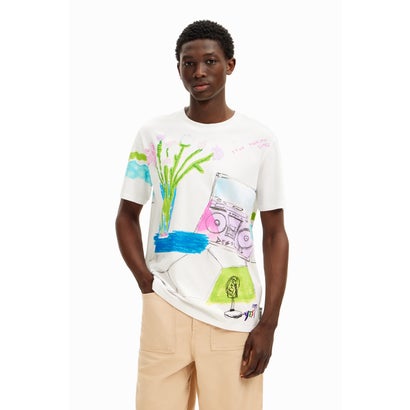 デシグアル Desigual ARLO Tシャツショートスリーブ (ホワイト)