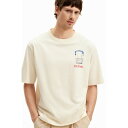 デシグアル Desigual CONNECTICUT Tシャツショートスリーブ (ホワイト)