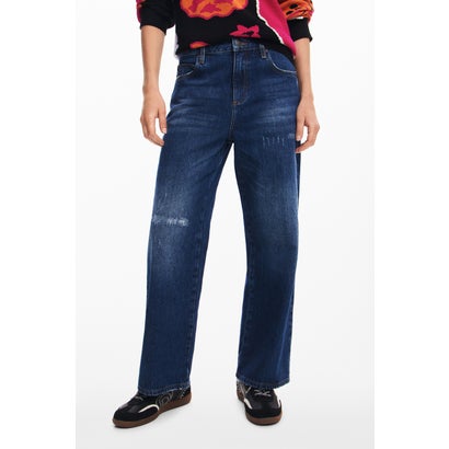 デシグアル Desigual BETH デニムロングパンツ （ブルー）