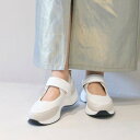 ノヤウ noyau 【訳あり新品】【軽量】ベルクロスニーカー (アイボリー)