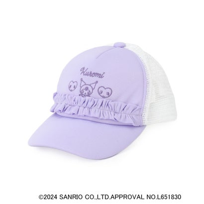 シューラルー キッズ SHOO・LA・RUE／Kids 【サンリオキャラクターズ】フリル刺繍メッシュCAP （ラベンダー(080)）