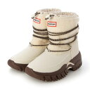 ハンター HUNTER WOMENS WANDERER SHORT COSY SNOW BOOT (WHITE)