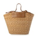 カシェリエ CACHELLIE C8427 BANCAN F/LETHER HNDL TOTE (ベージュ)
