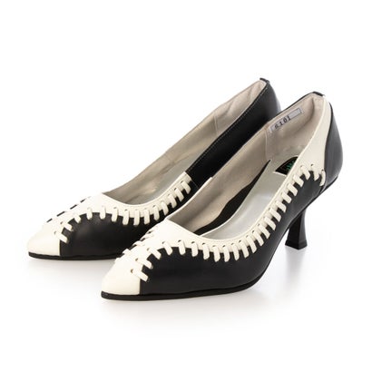 ソウシュンデセブン Soshun de seven デザインパンプス （ブラック）