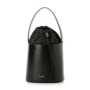 ヤーキ YAHKI ダブルフェイスレザーハンドバッグ (BLACK)