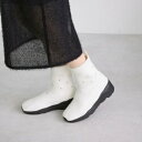 モード エ ジャコモ カリーノ MODE ET JACOMO carino ビジュー付きニットブーツ (ホワイト)