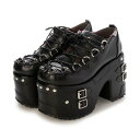 ヨースケ YOSUKE 【直営SHOP限定厚底レースアップシューズ】 (ブラック)