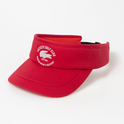 ラコステ LACOSTE LACOSTE GOLF CLUB VISOR （RED）
