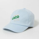 ラコステ LACOSTE RETRO LOGO PRINT CAP (BLUE)
