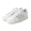 アディダス adidas キッズ スニーカー 子供靴 GRAND COURT 2.0 K GW6506(シルバー)