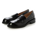インターショシュール INTER-CHAUSSURES ベーシックレザーローファー (ブラック)