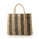 アンジュ シュエット Anjou Chouette ハンドバッグ (Black stripe)
