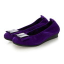 アルシュ arche NIMINI リボンモチーフバレエフラット (NUBUCK/ROCKY)(パープル/ブラック) (SOPHORA/NOIR)