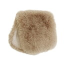 ウーヴン WOVEN エコファー フラップカバー fur-flapcover-cream (CREAM)