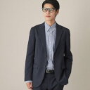 ザ ショップ ティーケー(メンズ) THE SHOP TK(Men) AVANTウーリーヘリンボンジャケット (ネイビー(694))