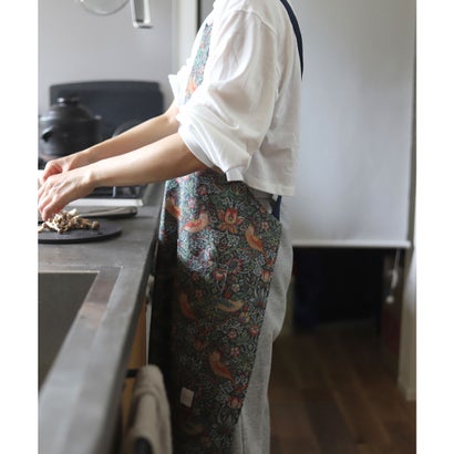 ジュビリー Jubilee ウィリアムモリス柄 コットンキャンバスエプロン (その他1)